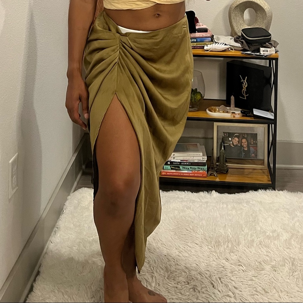 SHEIN drape skirt